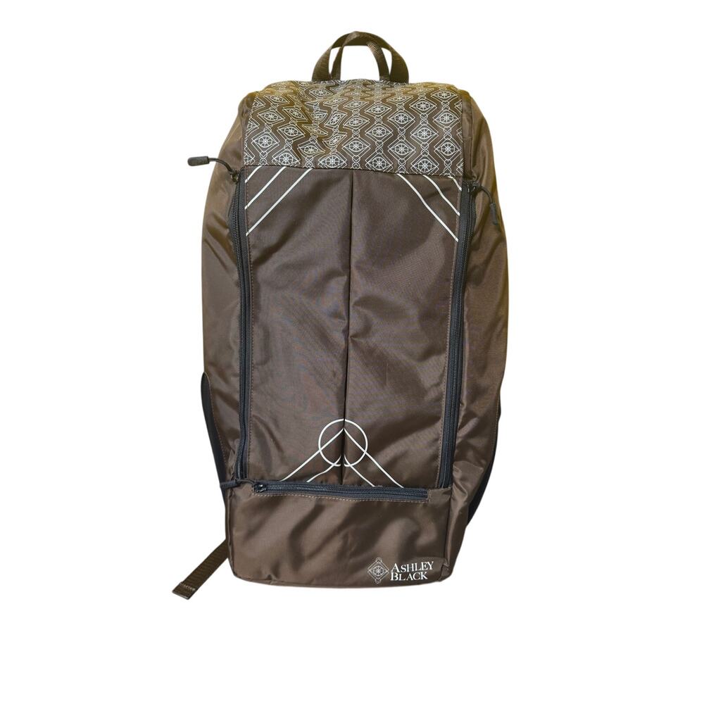 Ashley Black Fascia Blaster Bag Backpack Tool Storage Brown